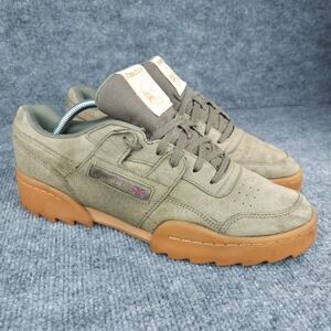 Reebok Workout Plus Ripple Shoes Mens Size 10 Suede Gum Sole GX1426 Sneakers
